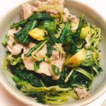 おつまみにも!豚肉と春菊があったらホットクックで炒めよう